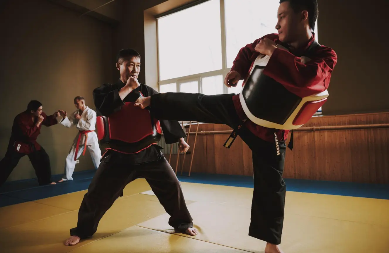 Martial arts provides a real self-defense course focused on personal safety, using example exercises and workshops to prepare for bad situations while building a strong sense of community.
