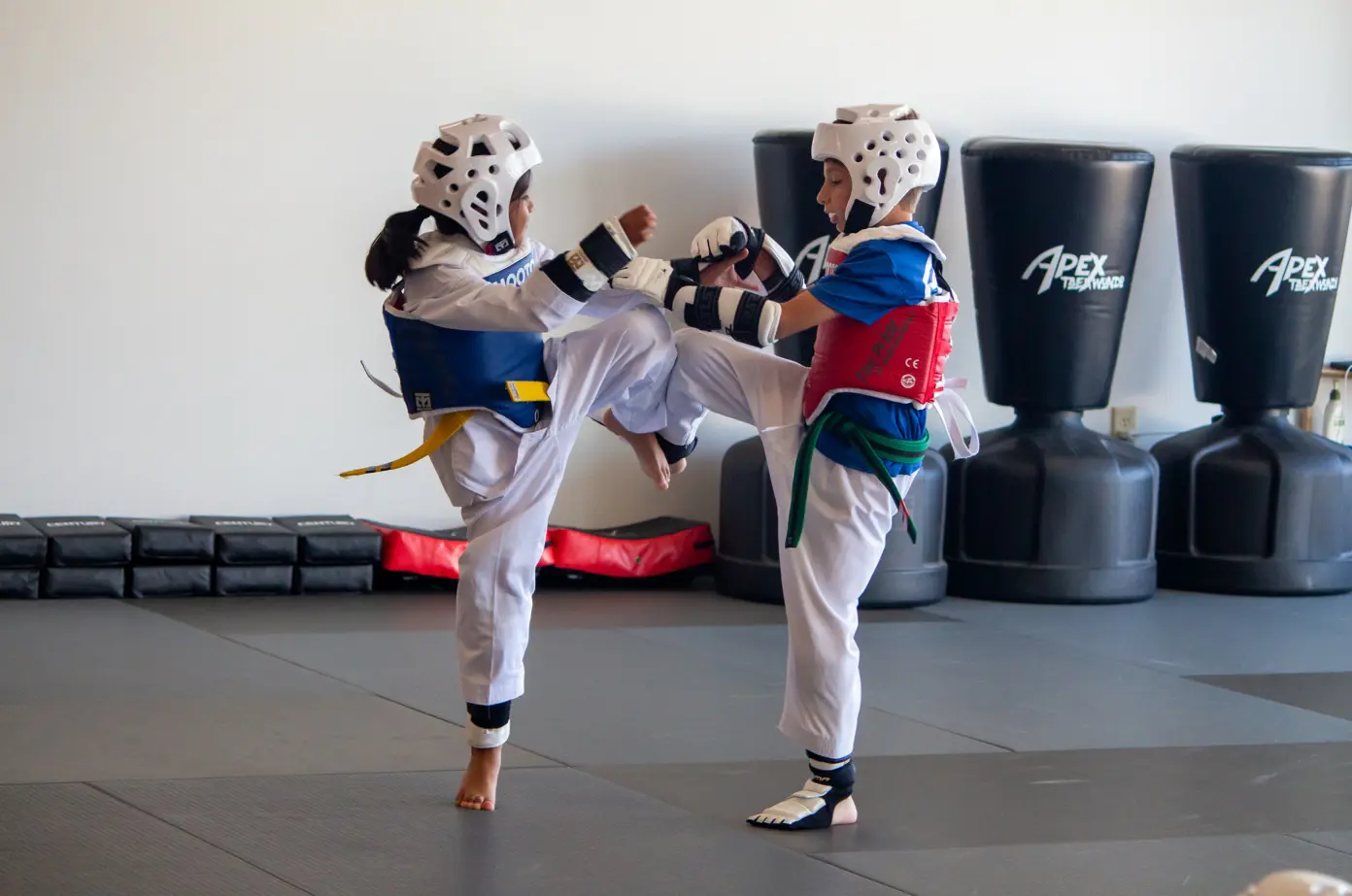 Many kids enjoy birthday parties with martial arts themes where they engage in fun techniques, martial arts classes, and grappling games that enhance their focus skills, promote a sense of discipline, and teach that martial arts is a last resort for conflict.